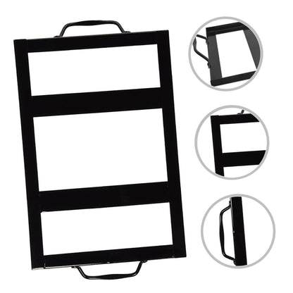 SEWOART Grill Salt Plate Rack Sturdy Metal Salt Block Holder Versatile BBQ Cooking Tool Heatproof Odorless Great for Camping Home