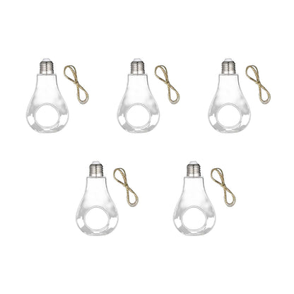 BEIYINAI Bulb Shaped Hydroponic Glass Vase Plant Flower Fish for Tank Terrarium for Creative Art Flower Glass Vase Hanging Plant Bulbs