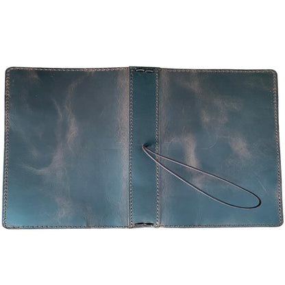 Travelers Notebook Cover with Inner Pockets, Card Slots and Pen Holder, B6 Size, Dark Brown
