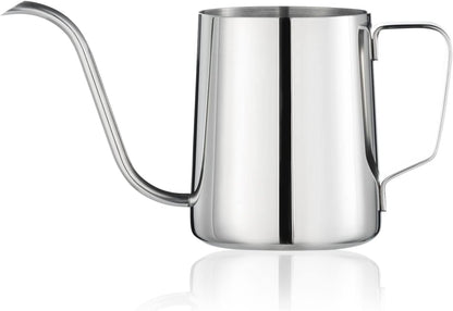 Small Watering Can for Indoor Plants, Mini Indoor Watering Can with Long Spout and Handle 12 Oz / 350 ml Rust-Proof 304 Stainless Steel Material