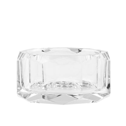 kitCom Crystal Candy Dish Hand-Cut Home Decorative Jewelry Box Candy Jar W 3.94" x H 1.97", Comes With Gift Box