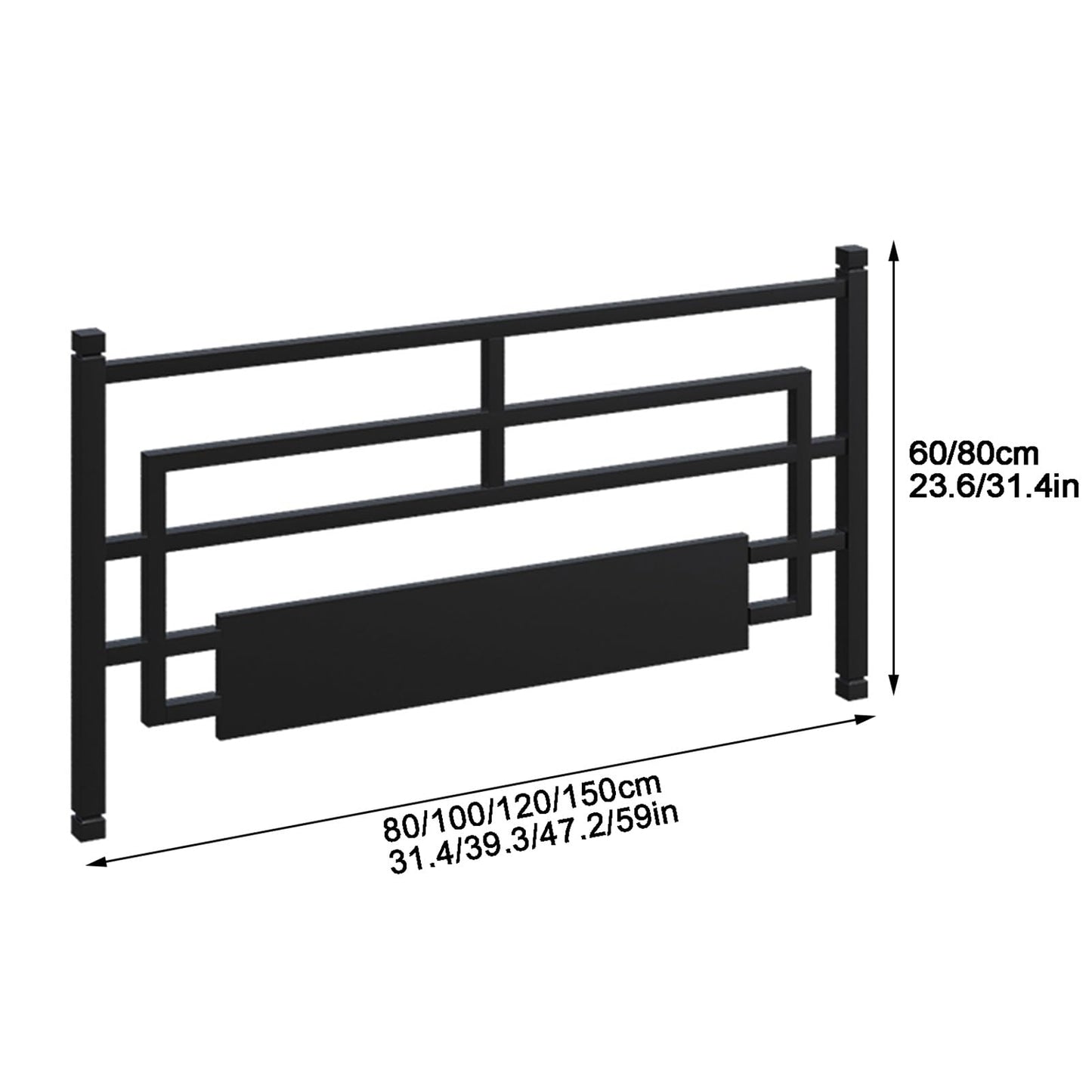 YJEUZCD Metal Rectangular Planter Box, Outdoor Spliced Flower Box with Partitions, Restaurant Garden Screen Divider, Commercial Dining Table Low Fence(A-120x80cm/47.2x31.4in)