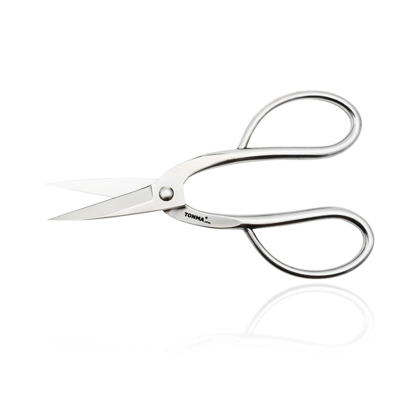 TONMA Ashinaga Bonsai Scissors [Made in Japan] 8 inch Soild Stainless Steel Hasami Pruning Shears Ultra Sharp & Rust-proof, Japanese Bonsai Garden Tools