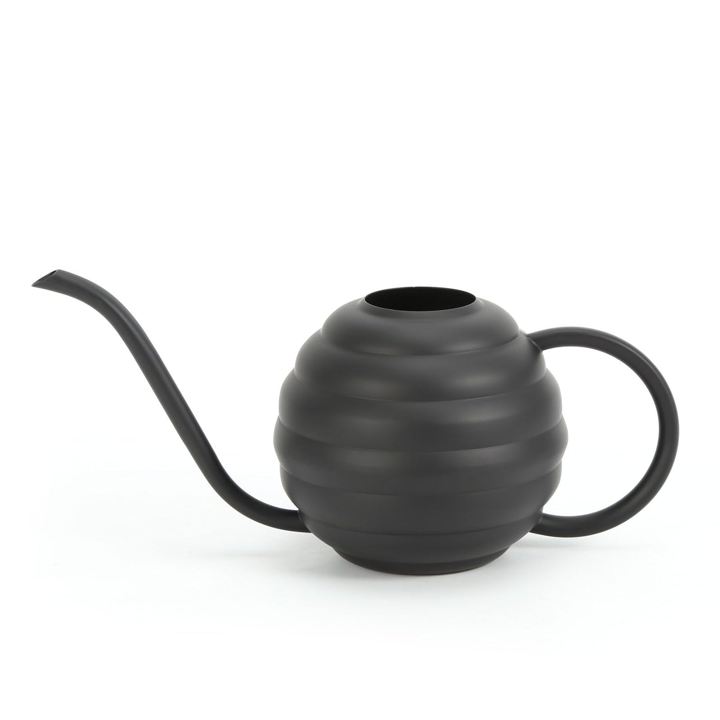 Lianshi Plant Watering Bottle, 400ml/14oz, Retro Style Watering Can, Matte, Frosted (Black)