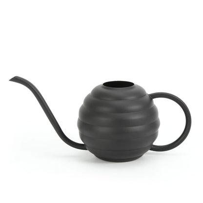 Lianshi Plant Watering Bottle, 400ml/14oz, Retro Style Watering Can, Matte, Frosted (Black)