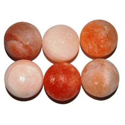 Himalayan Salt Massage Balls – 10 Pack | Natural Pink Salt Massage Spheres for Hot & Cold Therapy, Spa, Muscle Relaxation & Self-Care