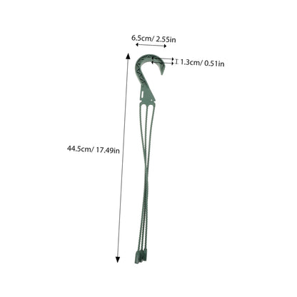 Mikikit 5pcs Hanging Flower Pot Hooks Lightweight Planter Hanger for Garden Home Use for Shelves Balconies and Terraces Versatile Plant Holder for Indoor and Outdoor Decor
