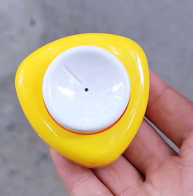 Jawbush Egg Piercer for Raw Eggs, Egg Hole Poker Puncher with Magnetic Base & Safety Lock to Get Good Hard Boiled Eggs, Easy Egg Peeler Shell Remover with Retractable Pin