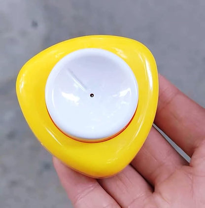 Jawbush Egg Piercer for Raw Eggs, Egg Hole Poker Puncher with Magnetic Base & Safety Lock to Get Good Hard Boiled Eggs, Easy Egg Peeler Shell Remover with Retractable Pin