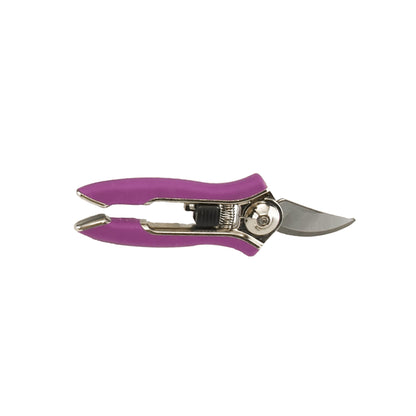 Dramm ColorPoint Stainless Steel Compact Garden Pruning Shears, Hand Pruner, Garden Clippers, with Heavy Duty Blade and Easy grip Handle, Berry