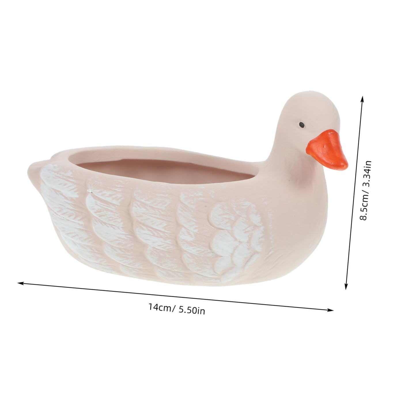 balacoo Ceramic Animal Succulent Flower Pot Desktop Plant Container Small Bird Style Balcony Gardening Planter for Indoor and Outdoor Use
