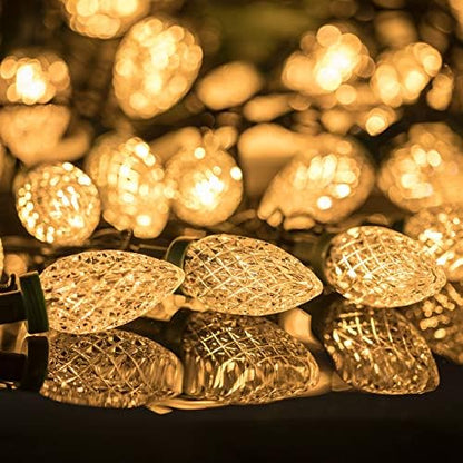 AWQ C9 Christmas String Lights 200LED 49FT Waterproof Warm White SC-S-200-A-A-D18