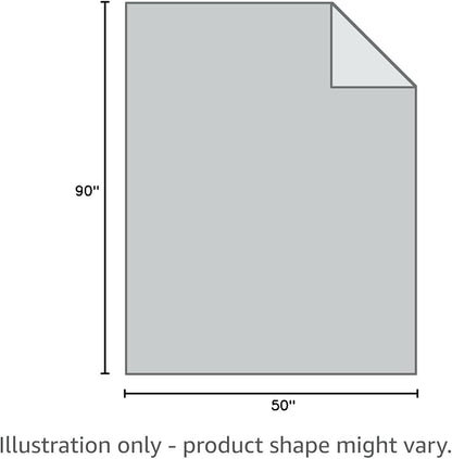 BOURINA Royal Blue Throw Blanket 50 x90 Inches Throw Textured Solid Soft Sofa Throw Couch Cover Knitted Decorative Blanket