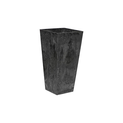 Root & Vessel, Ella Tall Planter, Black, 13.5"