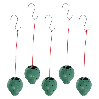 Ciieeo 5pcs Multi-Opening Strawberry Jar Planters Plastic Succulent Plant Pots Hanging Seedling Containers for Indoor Outdoor Gardening and Orchid Planting