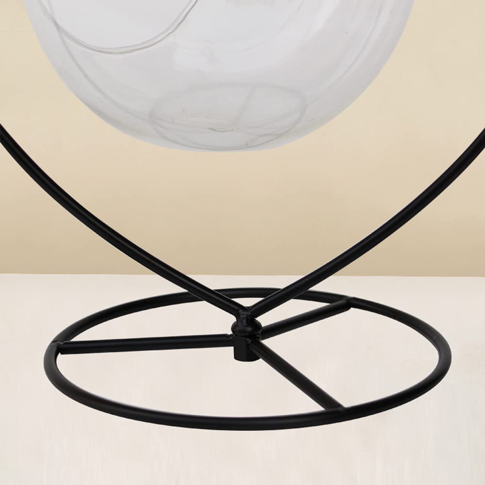 WOCTDTHW Ornament Display Stand Holder Iron Hanger for Chrismas Hanging Glass Globes (Love Shape Large 1 Pcs)