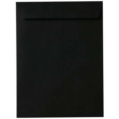 JAM PAPER 10 x 13 Open End Catalog Envelopes - Smooth Black - 25/Pack