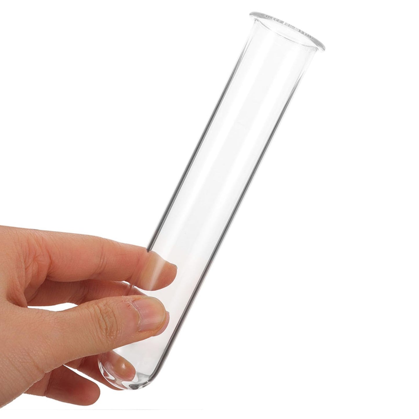 Beaupretty 5pcs Glass Hydroponic Test Tube Plant Vases for Small Terrarium Plants Floral Propagation Tubes 2.5x3x15cm Glass Containers for Indoor Garden Décor