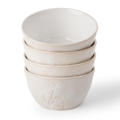 DOWAN 32 OZ Cereal Bowls – Ceramic Bowls Set of 4, Large Soup Bowls for Cereal, Ramen, Pho, Pasta & Salad Bowls – Stackable Soup Bowls, Microwave & Dishwasher Safe