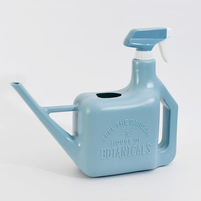 PETAL & FLOW Spray Sprinkler 2-in-1 Watering Can & Plant Mister Spray Bottle for Indoor & Outdoor Plants, 0.4 Gal (1.6L)(Blue)