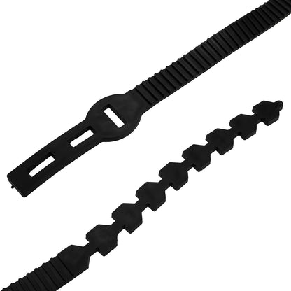 Coloch 10 Pieces Tree Stake Support Bands, Adjustable Tree Plant Ties Reusable Garden Trees Strap Durable Branch Rubber Ties Garden Stake Connectors for Cable Plant, Young Tree, 23.3 Inches