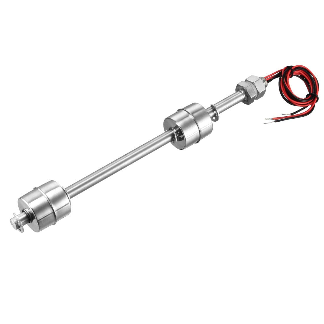 uxcell Stainless Steel Float Switch for Water Pump Tank Swim Pool Garden Pond Liquid Water Level Sensor M10 212mm Length