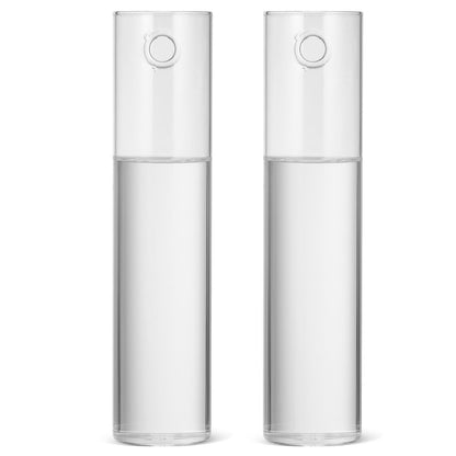FOMIYES Wall Hanging Glass Planter Vase Set, 2pcs Large Cylinder Glass Wall Vases for Indoor Plants, Hydroponic Propagation Station and Terrarium Flower Holders, Home Décor