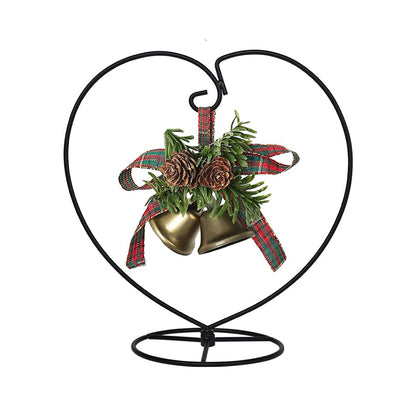 CXLE Ornament Display Stand, Ornament Stand Holder Iron Pothook Stand for Hanging Glass Globe Air Plant Terrarium, Witch Ball, Christmas Ornament and Home Wedding Decoration