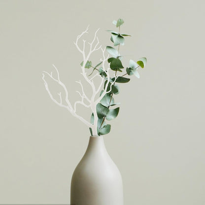 Cabilock 4PCS White Tree Branches for Decoration, Antler Decor, Artificial Branches for Vases and DIY Witch Antler Crafts, Halloween and Christmas Decor