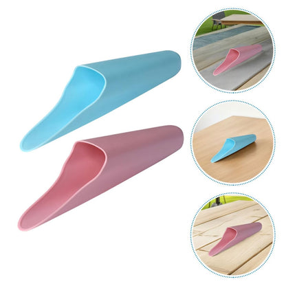 VOSAREA Reusable Bonsai Soil Scoops 2pcs Plastic Garden Trowels for Succulent Planting Indoor Gardening Small Portable Soil Shovels Tool Set with Blue and Pink Handles