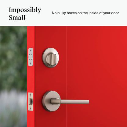 Level Bolt Smart Deadbolt - Make Your Lock Smart & Keep Your Existing Hardware and Keys - Keyless Entry via Level App (iOS & Android) - Works with Apple Home