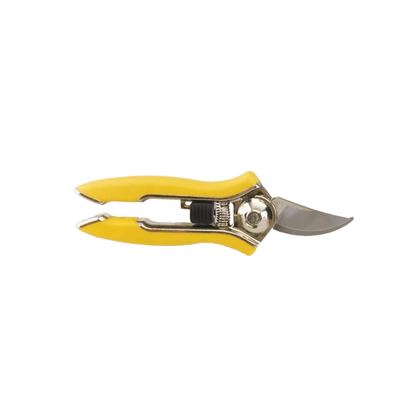 Dramm ColorPoint Stainless Steel Compact Garden Pruning Shears, Hand Pruner, Garden Clippers, with Heavy Duty Blade and Easy grip Handle, Yellow