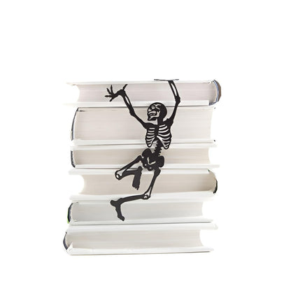 PIZHI Bookmarks Funny Tainless Steel Metal Cute Unique Book Marks Markers Cool Personalized Novelty Skull Gifts Creative Separadores De Libros Lovers for Reading Women,Men,Kids,Teachers,Students