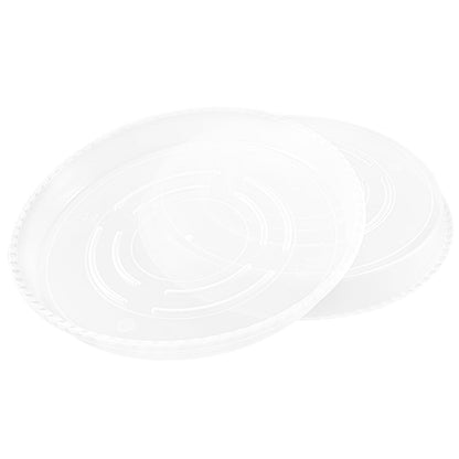 HAKZEON 16 Pack 14 Inch Clear Plastic Plant Saucers, Flower Pots Plant Drip Trays, Durable Plant Trays for Indoors, Outdoor, Garden