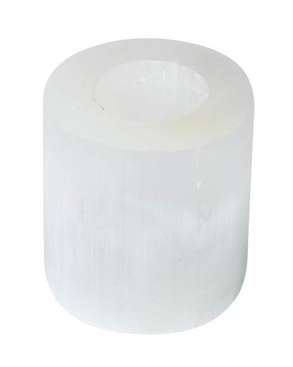 The Chrysalis Stone | Selenite Candle Holder | 1 Pc