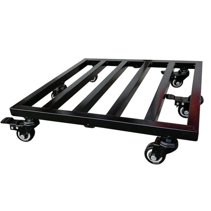 Klxeorser Plant Caddy With Lockable Wheels Casters Heavy Duty, 340lb Capacity, Metal Outdoor Plant Stand Pot Trolley With Wheels Rolling Base, Planter Dolly for Flower Pot Mover 20"