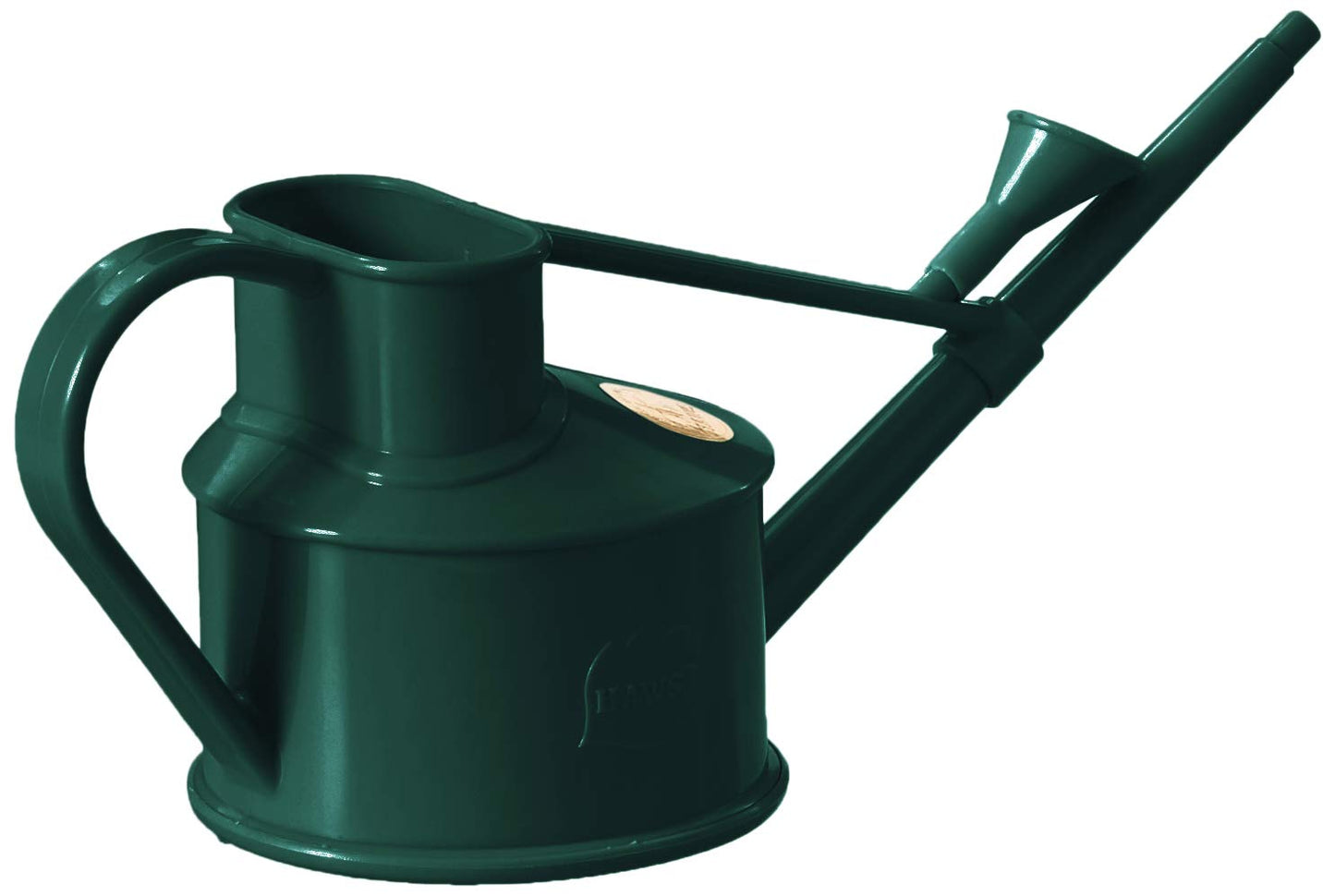 Haws Handy Plastic Watering Can, Mini Water Can for Indoor Plants, Succulents and Flowers, Green, 1 Pint