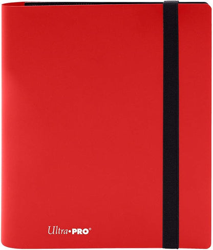 Ultra Pro 4-Pocket Eclipse PRO-Binder - Apple Red