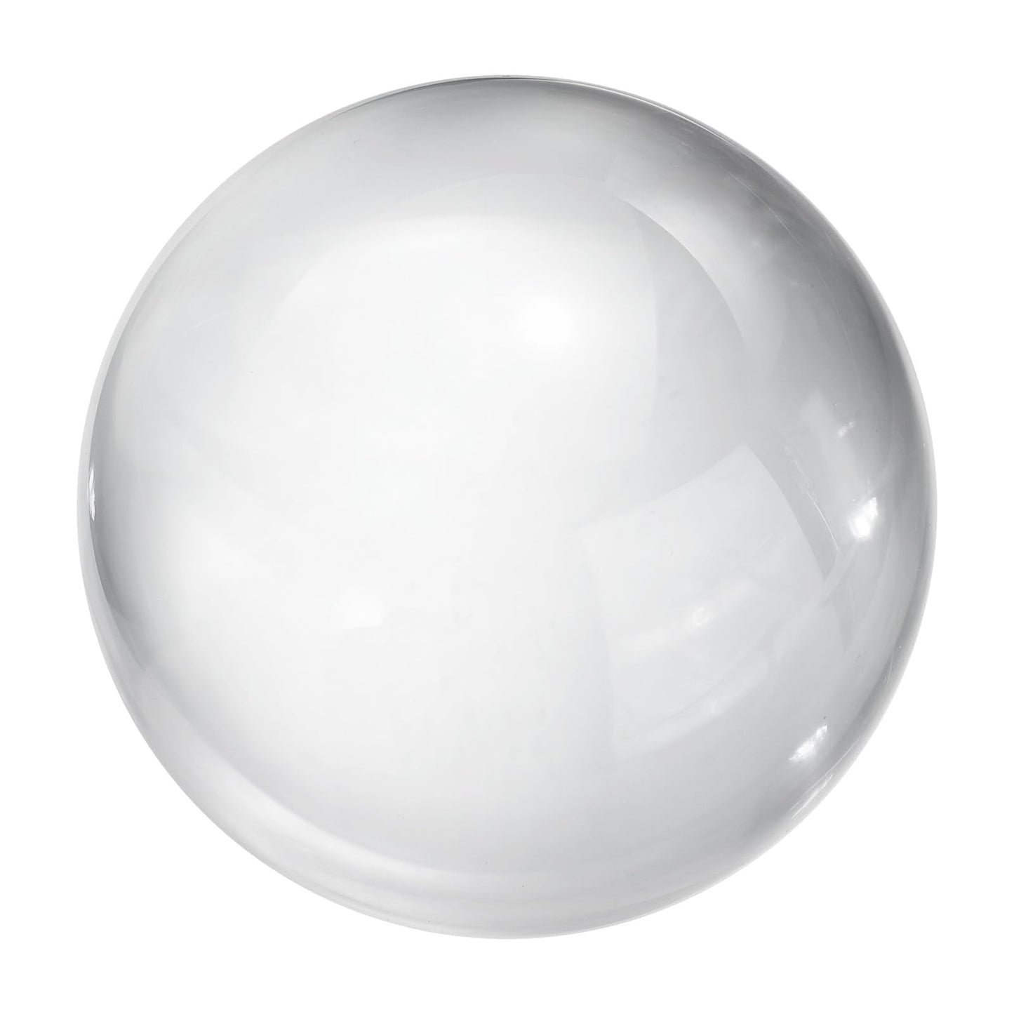 uxcell 70mm/2.8" Crystal Sphere Ball Glass Solid Decorative Sphere Crystal Ball Prop Ornament for Feng Shui Divination Fortune Telling Tabletop Fountain Decoration, Clear
