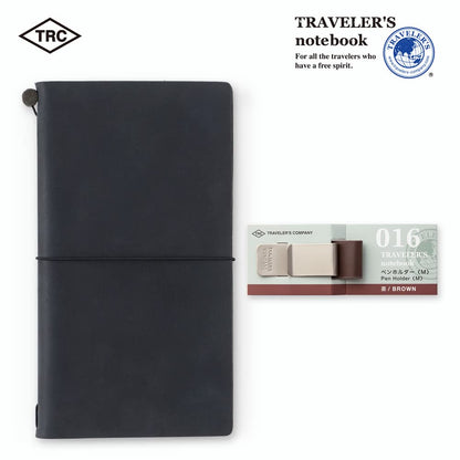 Midori Traveler's notebook Pen holder, Brown 016