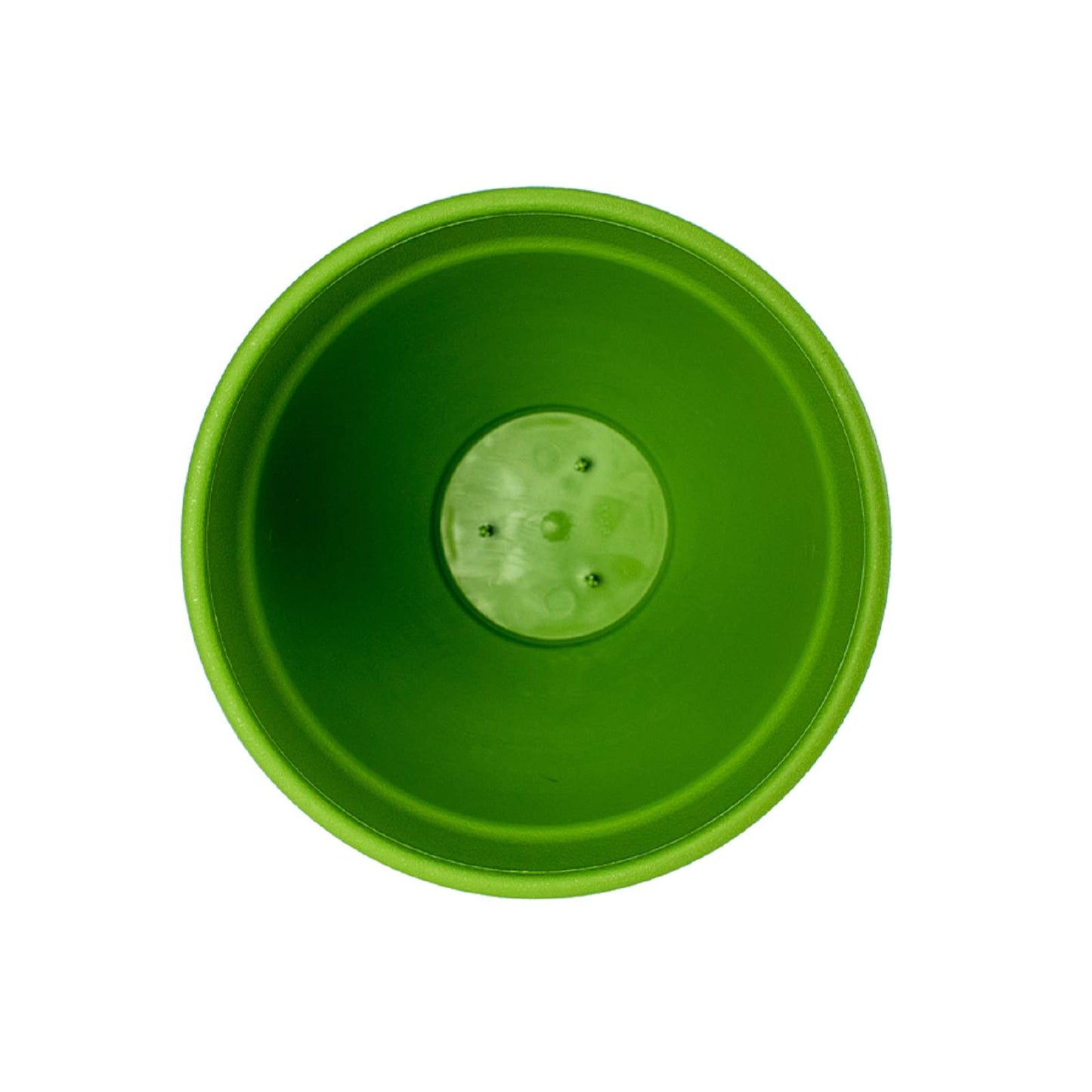 The HC Companies Rings Flower Planter - Self Watering Plant Pots for Herbs & More - Round Lightweight Outdoor & Indoor Planter (10" Green, Pack of 1)