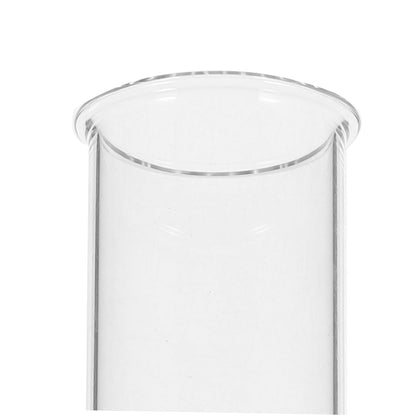 HOLIDYOYO 4pcs Hydroponic Glass Test Tube Planter Elegant Terrarium Flower Vase for Decor Container for Plant Propagation and Display