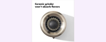 OXO Good Grips Contoured Mess-Free Salt Grinder - Gray