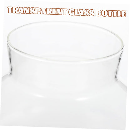 BESPORTBLE Microlandscape Ecological Bottle Cork Stopper – Round Glass Terrarium Container for Moss Plants – Decorative Planter for Home Office and Garden