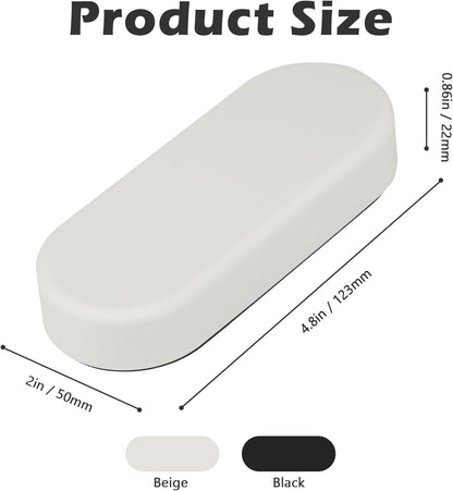 Ddaowanx Dry Erase Erasers, Magnetic Whiteboard Eraser Classroom Must Haves for Students Teachers, School Supplies (2 Pack, White)