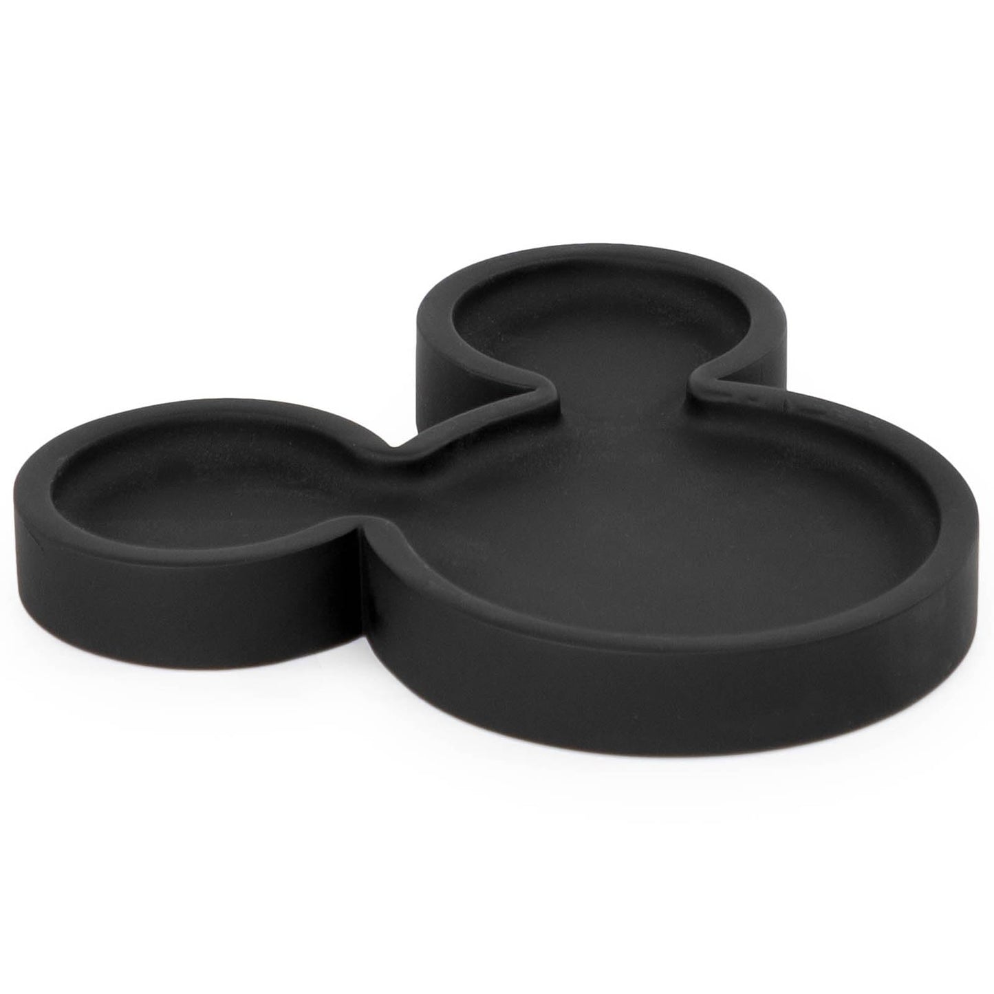 Jay Franco Disney Mickey Mouse Soap Dish - Black Resin Sponge Holder/Jewelry Dish - Bathroom Décor