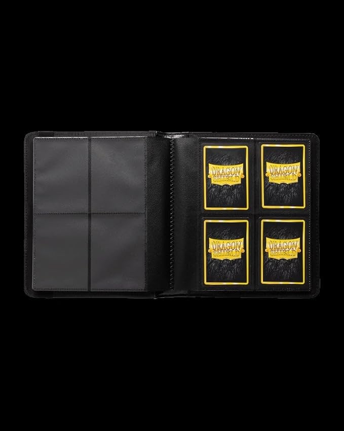 Dragon Shield Card Codex Binder – 160 Card Portfolio, Pocket Sideload Pages, Trading Card Album for Pokemon, MTG, YuGiOh, TCG, OCG & Sports Cards | Iron Grey