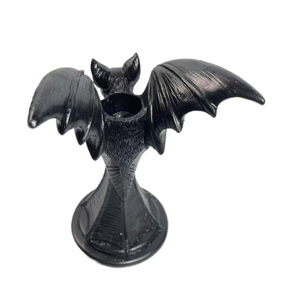 Gothic Decor Bat Halloween Candle Holder for Home-Goth Gift Candle Sticks Holder (Bat)