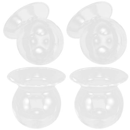 BESPORTBLE 4pcs Glass Propagation Station Set European Iron Deer Frame, Hydroponic Planter Vases for Indoor Plants and Floral Arrangements, Glass Terrarium Centerpiece for Home Décor