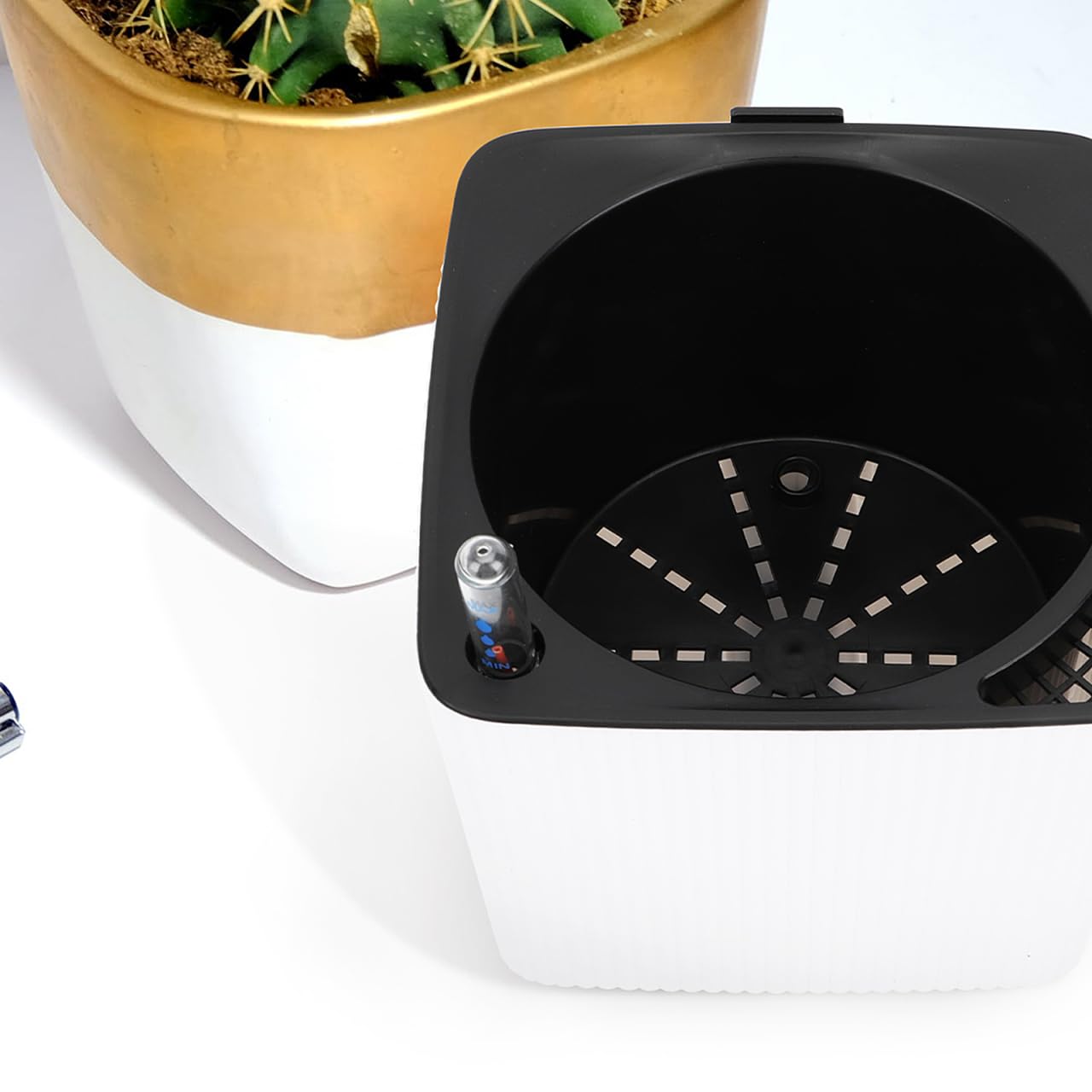 NOLITOY 2Pcs Plant Water Meter and Water Level Indicator for Indoor Potted Plants - 180ml Soil Moisture Sensor and Gauge - No Battery Indicator for Flower Pot, Garden and Office
